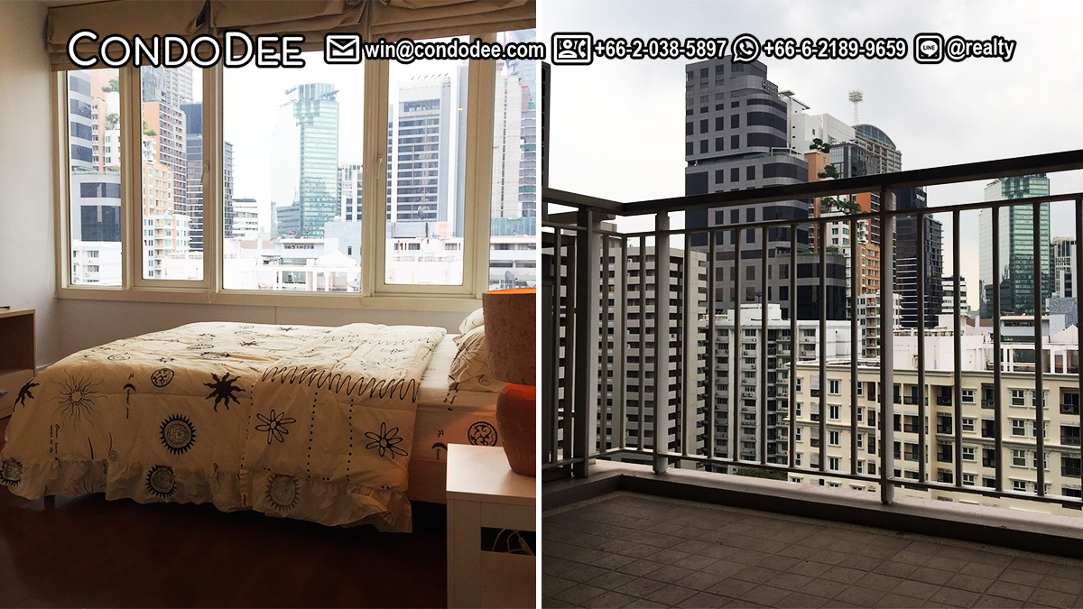 This 1-bedroom condo near Emporium on Sukhumvit 24 is available on a mid-floor at Baan Siri 24 Phrom Phong condominium
