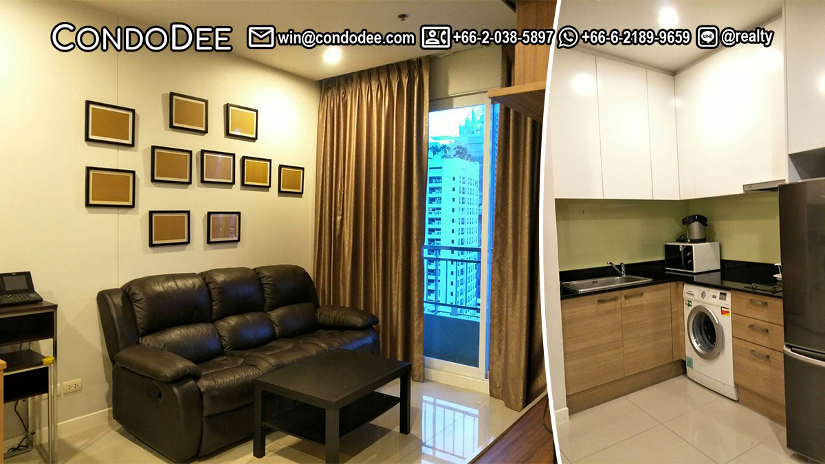 This 1-bedroom condo is available for sale in Circle Condominium in Bangkok CBD.