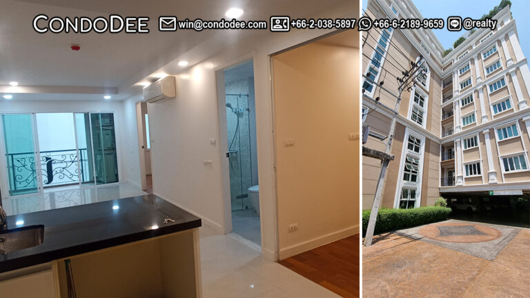 This 2-bedroom condo on Sukhumvit 63 is available now in Le Nice Ekamai condominium in Bangkok CBD