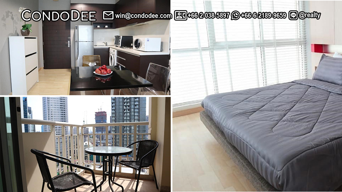 This 2-bedroom condo in Thonglor on a high floor is available now in 59 Heritage condominium on Sukhumvit 59 in Bangkok CBD