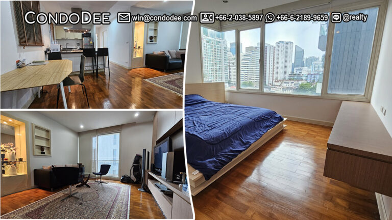 This 2-bedroom condo on Sukhumvit 31 for sale is available now in a popular Baan Siri 31 (by Sansiri) condominium in Phrom Phong in Bangkok CBD