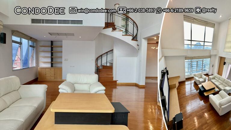 3 bedroom duplex condo living room Grand Langsuan Bangkok | ห้องนั่งเล่น คอนโด ดูเพล็กซ์ 3 ห้องนอน แกรนด์ หลังสวน กรุงเทพ