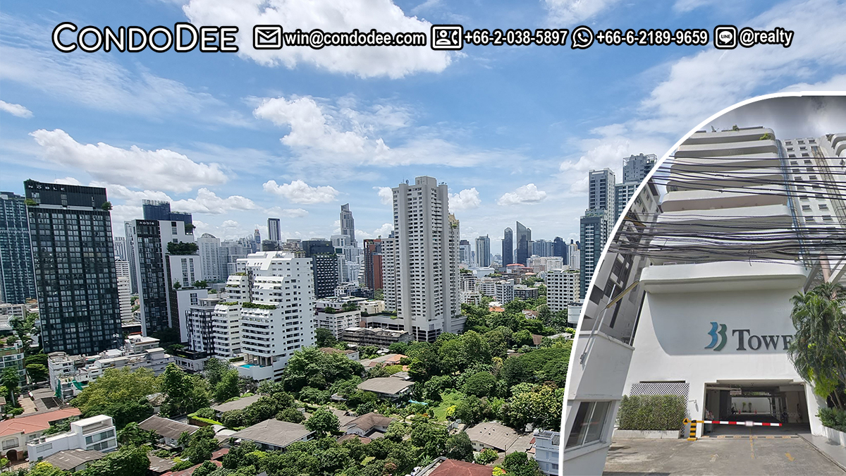 33 Tower Sukhumvit 33 condo for sale in Bangkok near BTS Phrom Phong was constructed in 1996