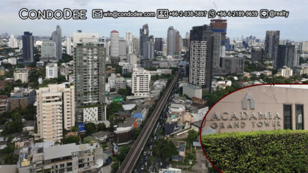 Acadamia Grand Tower Sukhumvit condo for sale in Bangkok near BTS Phrom Phong was built in 1993.