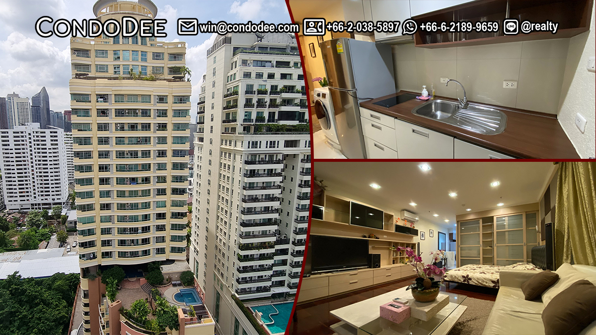 This affordable apartment near Bumrungrad Hospital is available now at a reduced price in the Sukhumvit City Resort condominium in Sukhumvit 11