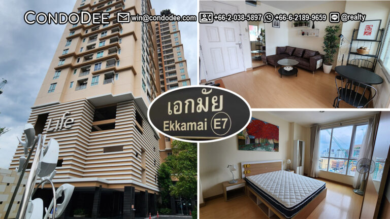 This affordable condo near BTS Ekkamai is the perfect buy-to-let investment opportunity. It's available now in Life @ Sukhumvit 65 condominium in Bangkok CBD