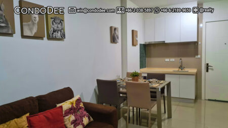 This affordable condo in Rama 9 is available now in a popular TC Green condominium 
