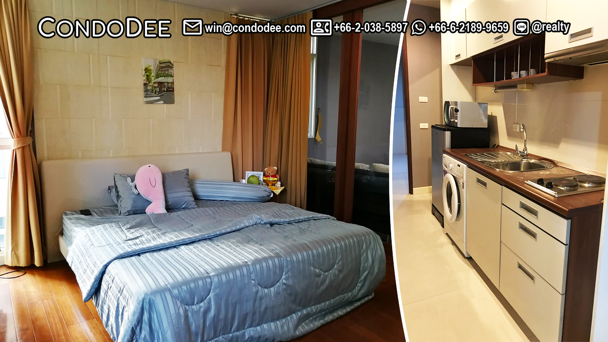This affordable condo on Sukhumvit 11 is available now in a popular Sukhumvit City Resort condominium in Nana in Bangkok CBD