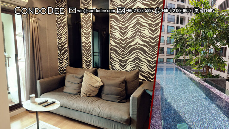 This affordable condo on Sukhumvit 26 is available now in Condolette Dwell low-rise condominium near BTS Phrom Phong