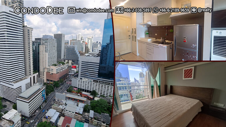 This affordable condo on Sukhumvit 21 is available now in Grand Park View Asoke condominium near Srinakharinwirot University