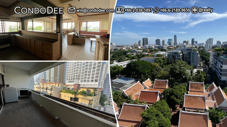 This affordable large condo in Prompong is available in Yada Residential Sukhumvit 39 condominium in a quiet and central location in Bangkok near Emquartier