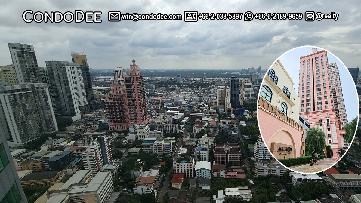 Aguston Sukhumvit 22 condo for sale in Bangkok is a high-rise grade A+ condominium