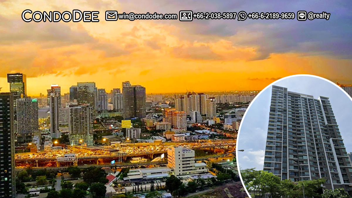 Aspire Rama 9 Bangkok condo for sale near Rama 9 MRT was built by AP (Thai) PCL in 2014