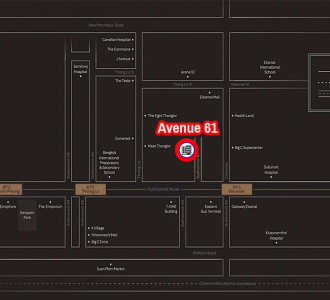 Avenue 61 condominium - map new