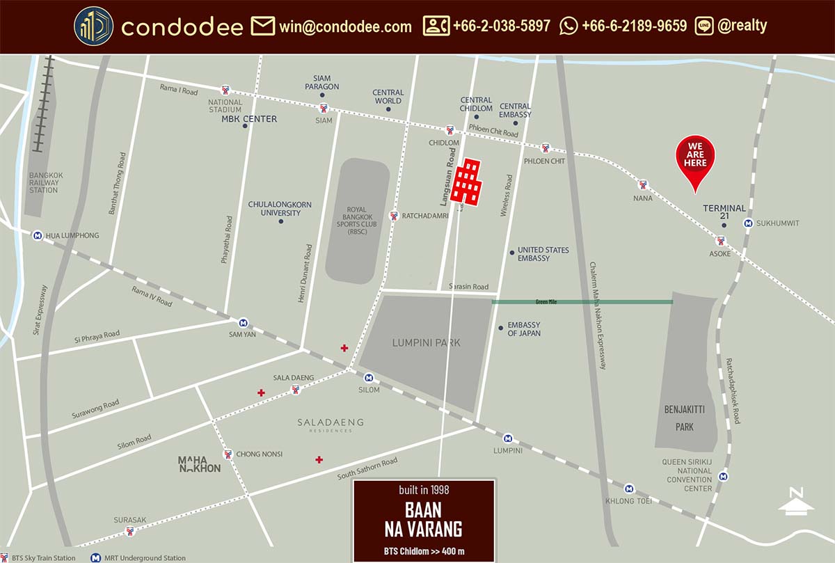 Baan Na Varang Condo, Langsuan, Bangkok | บ้าน ณ วรางค์ คอนโด หลังสวน กรุงเทพฯ