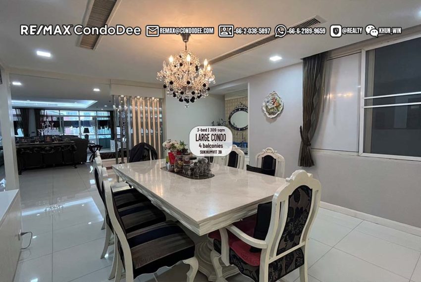 Large Condo For Sale On Sukhumvit 39 - Like New - Baan Prompong