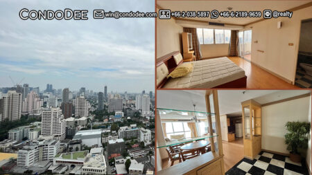 This Bangkok apartment on a high floor is available now in The Waterford Diamond Sukhumvit condominium