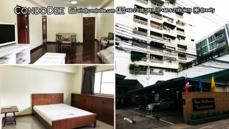 This Bangkok apartment with large balconies and 4 bedrooms is available now in Siam Penthouse 1 Condominium near BTS Nana