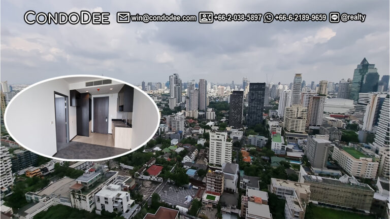 This Bangkok condo near BTS Asoke is available now at an excellent price in Edge Sukhumvit 23 luxury condominium near MRT Sukhumvit in Bangkok CBD