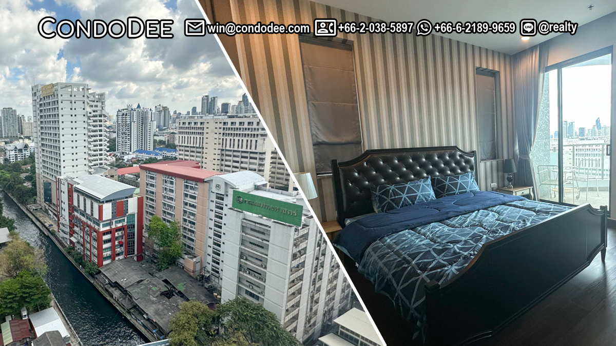 This Bangkok condo with a nice view is available now in a popular Supalai Premier @ Asoke condominium near MRT Phetchaburi