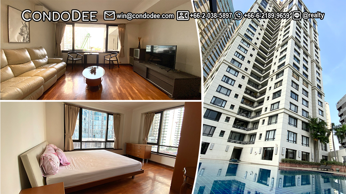 This Bangkok condo in Sathorn is available now in a popular Baan Piya Sathorn condominium developed by Sansiri PCL