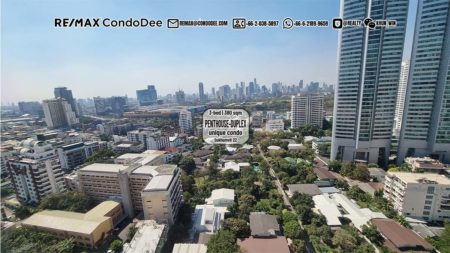 Bangkok Penthouse duplex sale Sukhumvit 22 - garden lake view