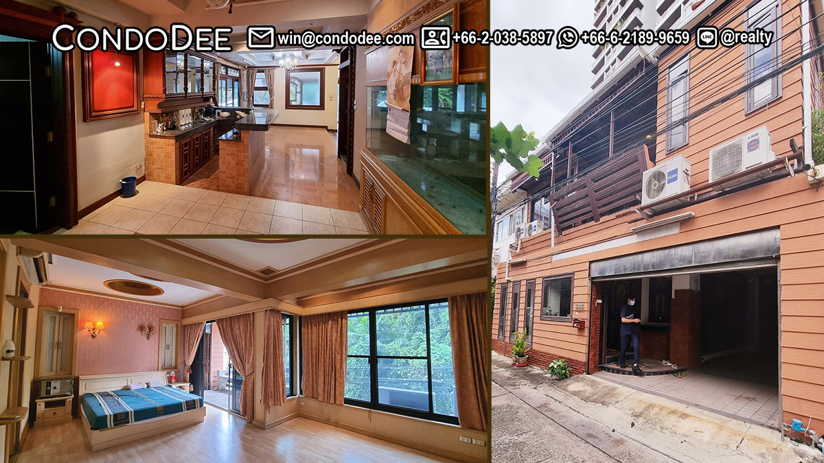 This Bangkok townhouse in Thonglor on Sukhumvit 55 is available for serious buyer's inquiry