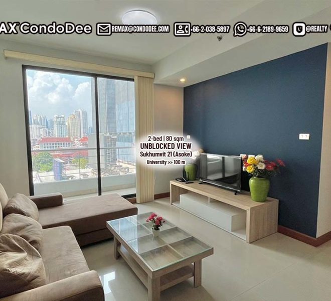 Bangkok Condo For Sale on Sukhumvit 21 - 2-bedroom - Supalai Premier Place Asoke