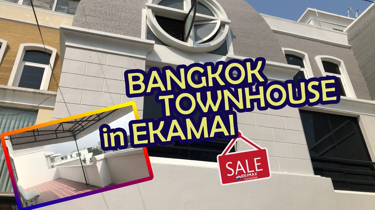 Bangkok townhouse in Ekamai for sale - 4-story - recently renovated