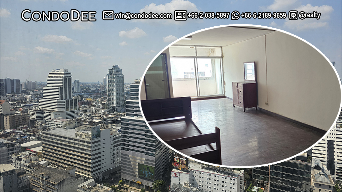 This large bareshell condo is available now in ITF Silom Place and it's perfect for those who want to build a property as per their design