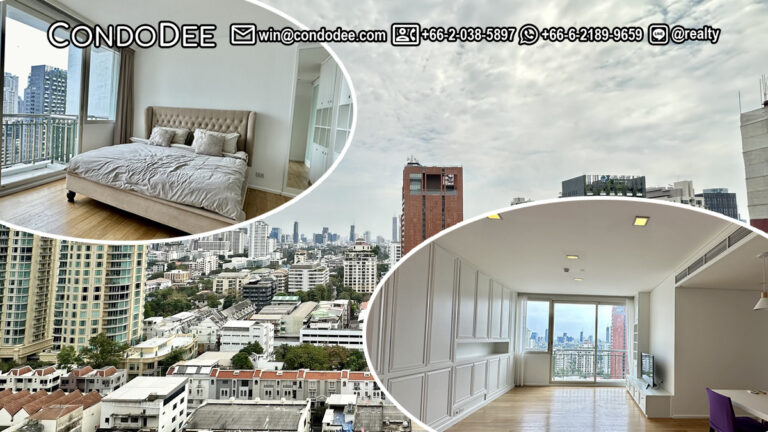This 3-bedroom condo on Sukhumvit 23 is a bright property available now for sale at a good price in a popular Wind Sukhumvit 23 condominium in Asoke in Bangkok CBD