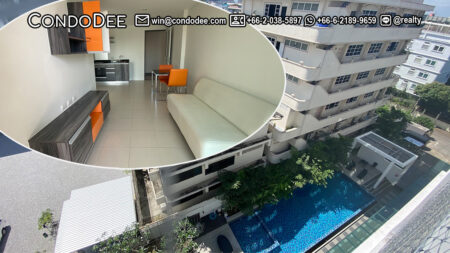 This cheap condo near International School in Bangkok is available at a great price in Voque Place Sukhumvit 107