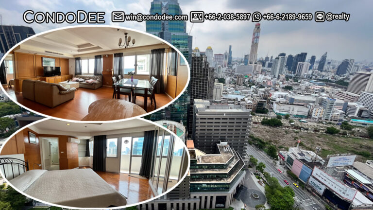 This classic condo on Wireless Road is available now in a popular Witthayu Complex condominium in Bangkok CBD