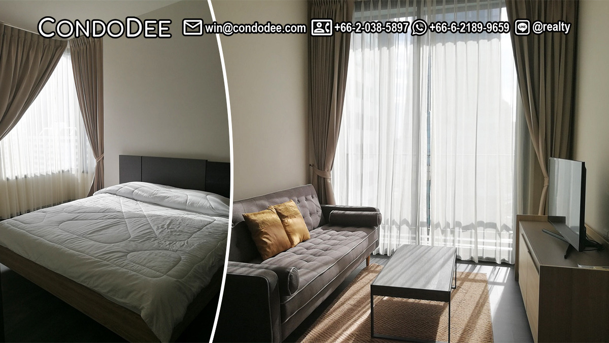 This condo in Asoke near MRT Sukhumvit is available now in Edge Sukhumvit 23 luxury condominium near BTS Asoke in Bangkok CBD