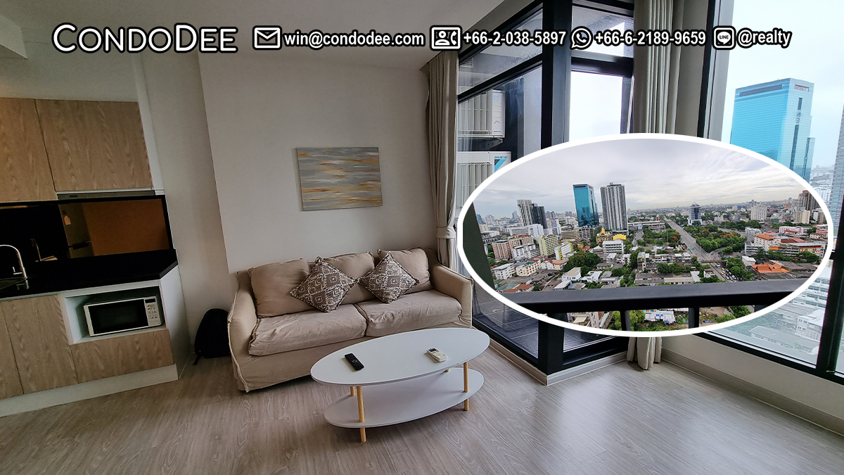 This condo in Ekkamai with branded management is available now in Movenpick Residences (formerly Up Ekamai) in Bangkok CBD