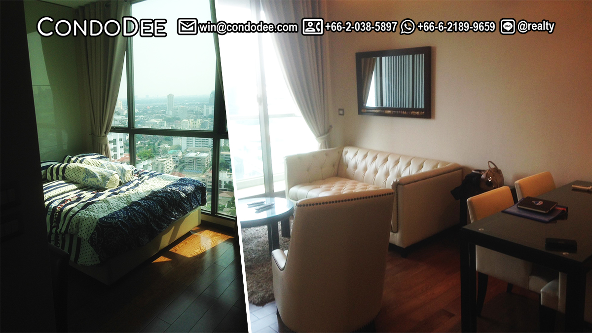 This condo near Emquartier for sale is available now in The Address Sukhumvit 28 condominium in Bangkok CBD