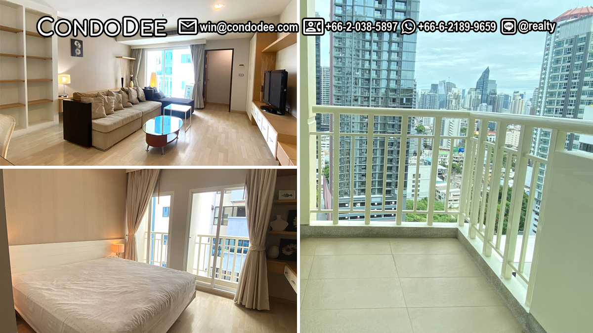 This condo features a nice layout and is located on Sukhumvit 59 in 59 Heritage condominium in Bangkok CBD