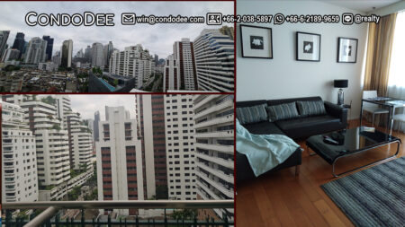 This condo on Sukhumvit 23 with 1 bedroom is available at Wind condominium in Asoke, Bangkok