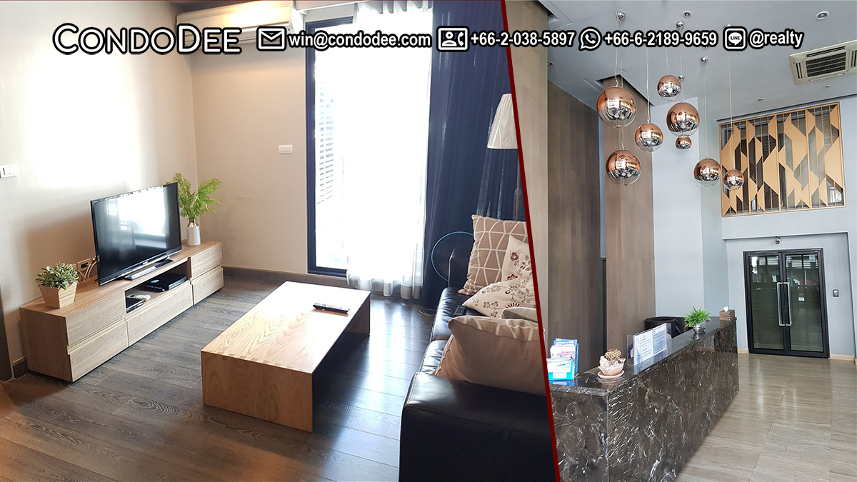 This Asoke apartment in Bangkok is available now in Rende Sukhumvit 23 low-rise condominium near Srinakharinwirot University