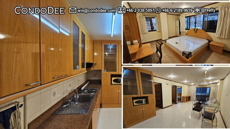 This condo on Sukhumvit 26 with 2 bedrooms is available now in the Aree Place condominium in Phrom Phong in Bangkok CBD