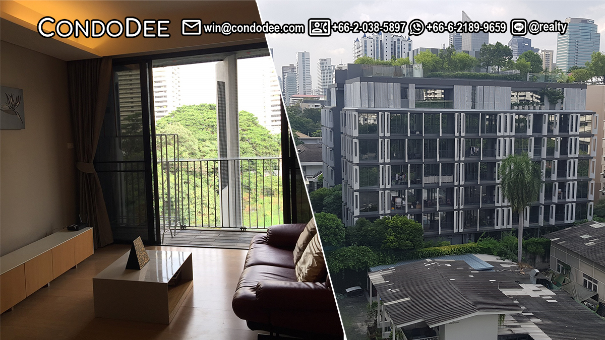 This condo in Sukhumvit 31 for sale is available now in the Siamese Gioia condominium in Phrom Phong.