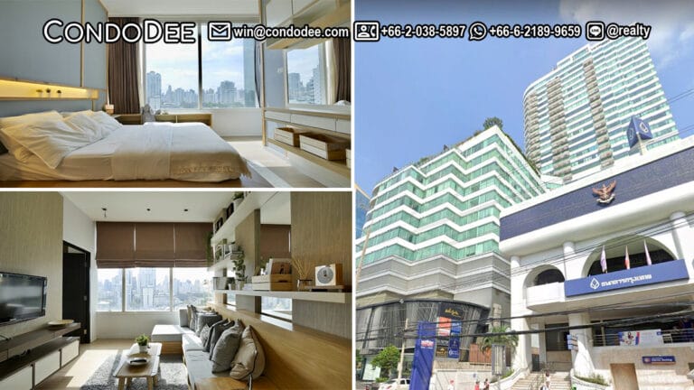 This condo on Thonglor 8 is available in a luxury Eight Thonglor Residence on Sukhumvit 55 in Bangkok CBD