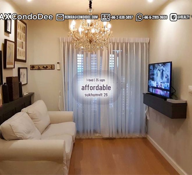 Cheap Condo Near EmQuartier and BTS Phrom Phong - 1 Bedroom in Condolette Dwell