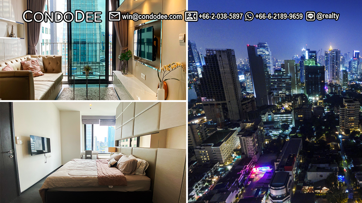 This corner condo near Sukhumvit MRT is available now in a popular Edge Sukhumvit 23 luxury condominium built by Sansiri PCL and located in Bangkok's most central district.