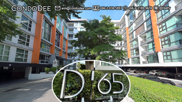 D 65 Sukhumvit 65 Ekkamai condo for sale in Bangkok CBD near Sukumvit Hospital was built in 2006 by D'Well Group
