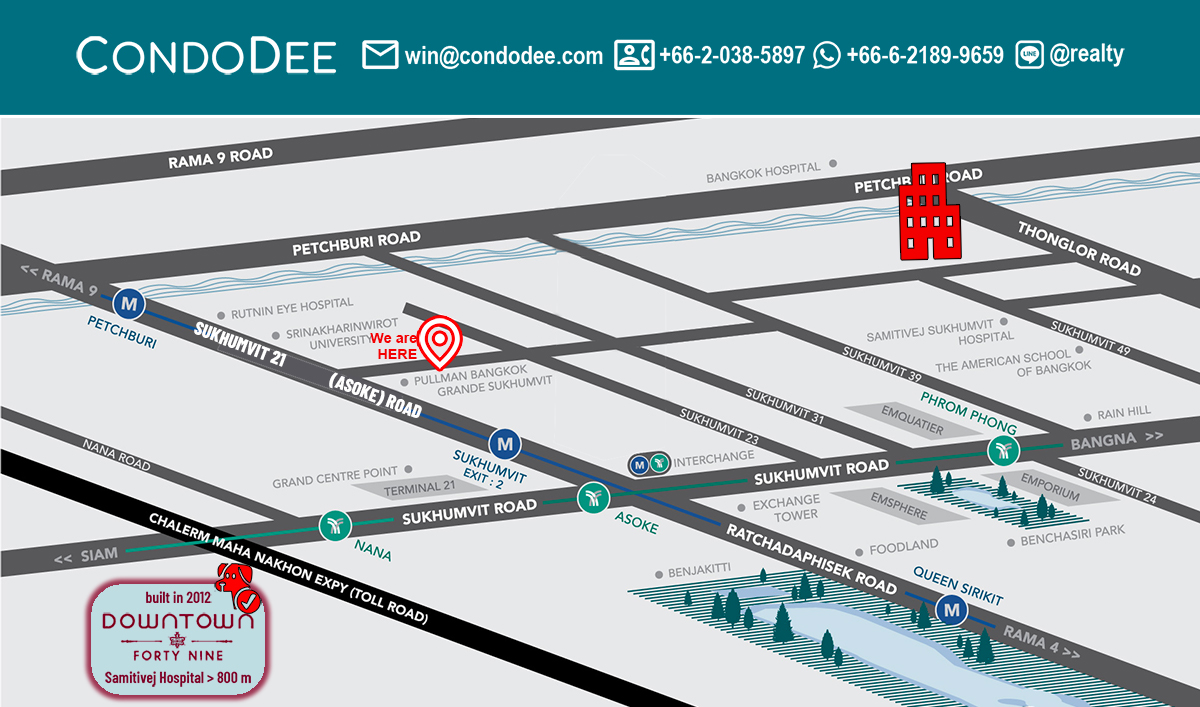 Downtown 49 Pet-Friendly Bangkok Condominium in Sukhumvit 49