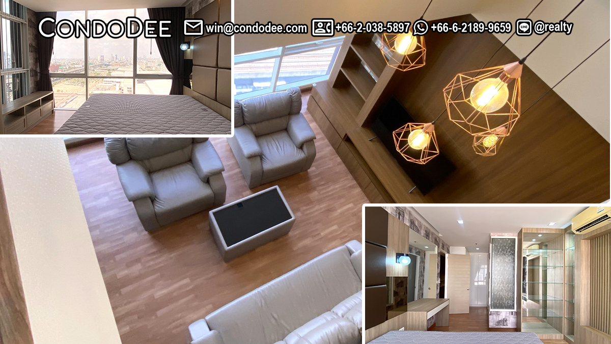 This duplex condo is located near BITEC and it's available now in a popular mix-use complex The Coast Bangkok Sukhumvit near BTS Bang Na in Bangkok CBD