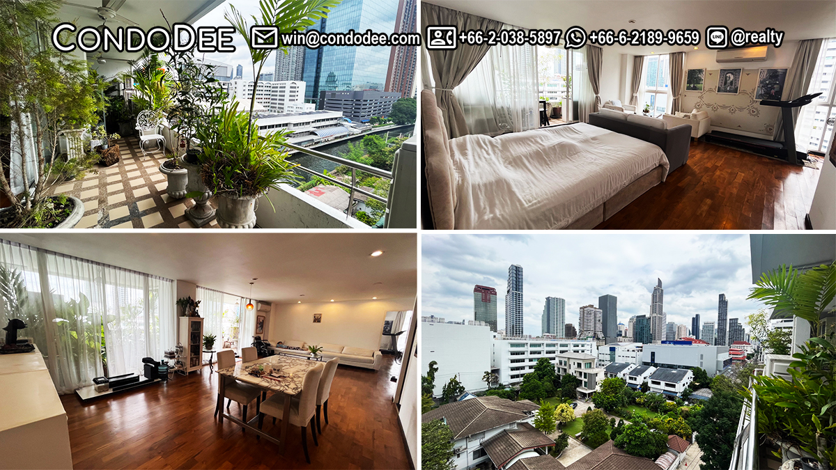 This condo is a penthouse near NIST School and it's available now in The Peak Sukhumvit 15 condominium in Bangkok CBD