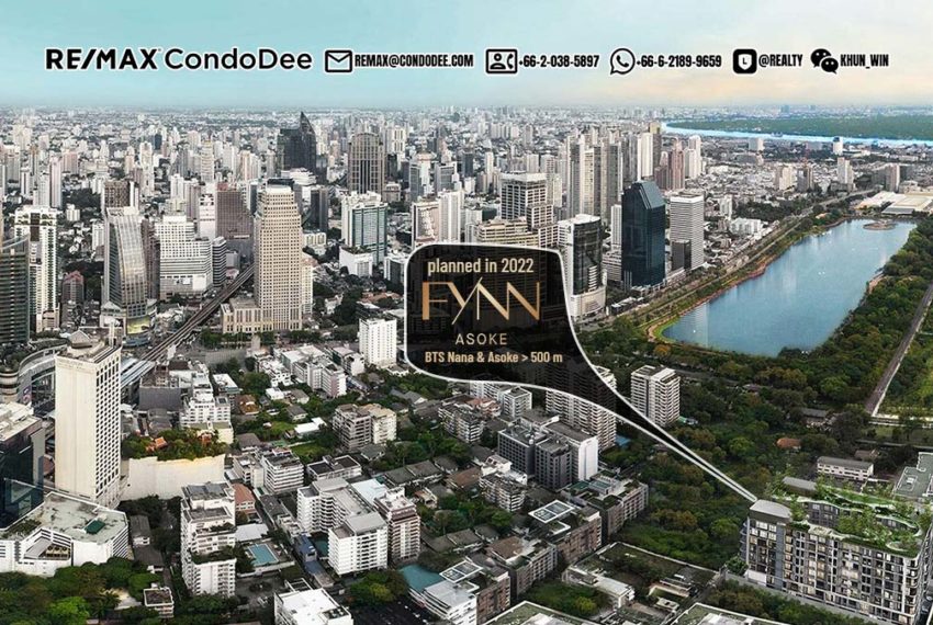 Fynn Asoke Sukhumvit 10 Condo for sale in Bangkok Near Benjakitti Park