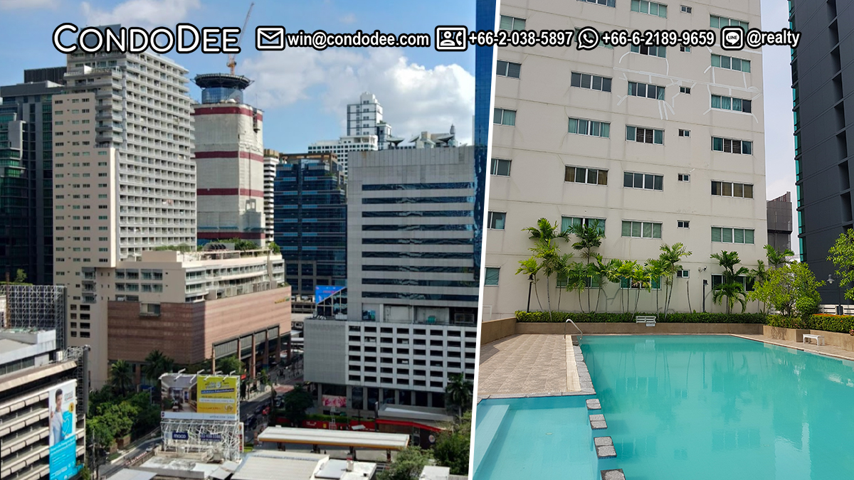 Grand Park View Asoke Bangkok condo FOR SALE Near Srinakharinwirot University Is a mix-use residential and commercial building located at Sukhumvit 21 (Asoke) Road